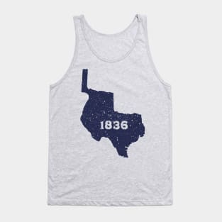 Texas 1836 Republic Vintage Retro Distressed Tank Top